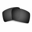 HKUCO Black Polarized Replacement Lenses for Oakley Eyepatch 2 Sunglasses